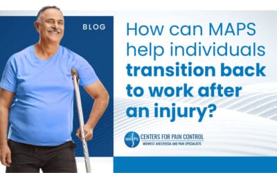 How can MAPS help individuals transition back to work after an injury?